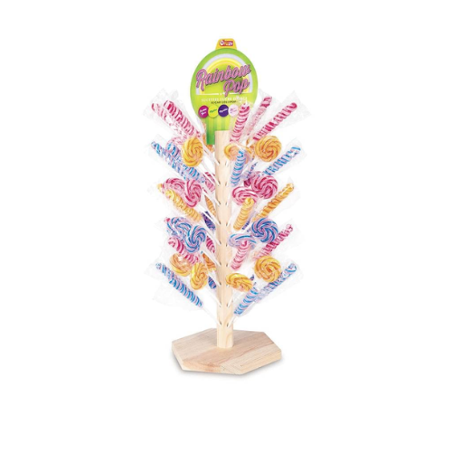SUCETTE ARC EN CIEL SUR PRESENTOIRE X 150 PCS