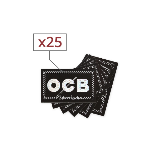 PAPIER SLIM OCB X25 CARNETS (NOIR) PM 1C