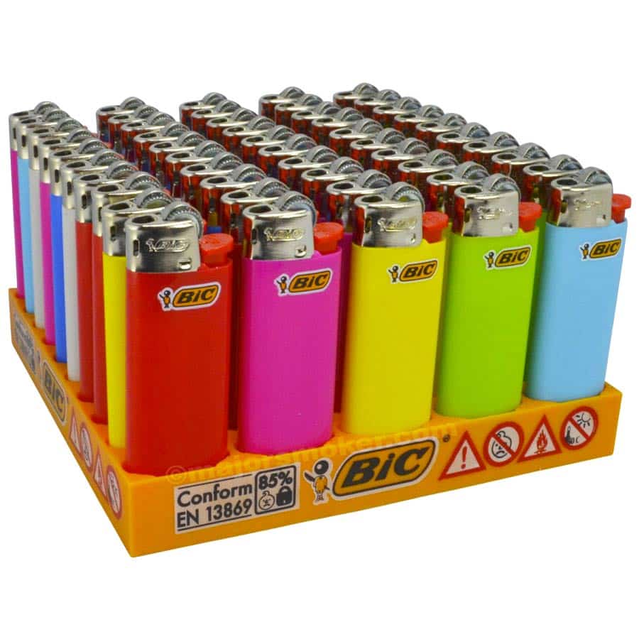 Briquets Bic Mini - Pack de 50 Briquets