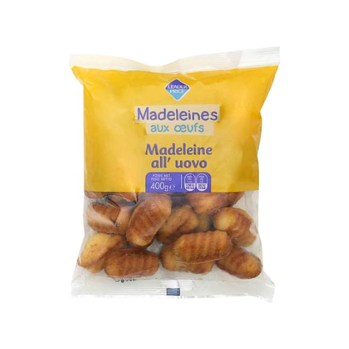 MADELEINES NATURE AUX OEUFS 300GR ( FRANCE )