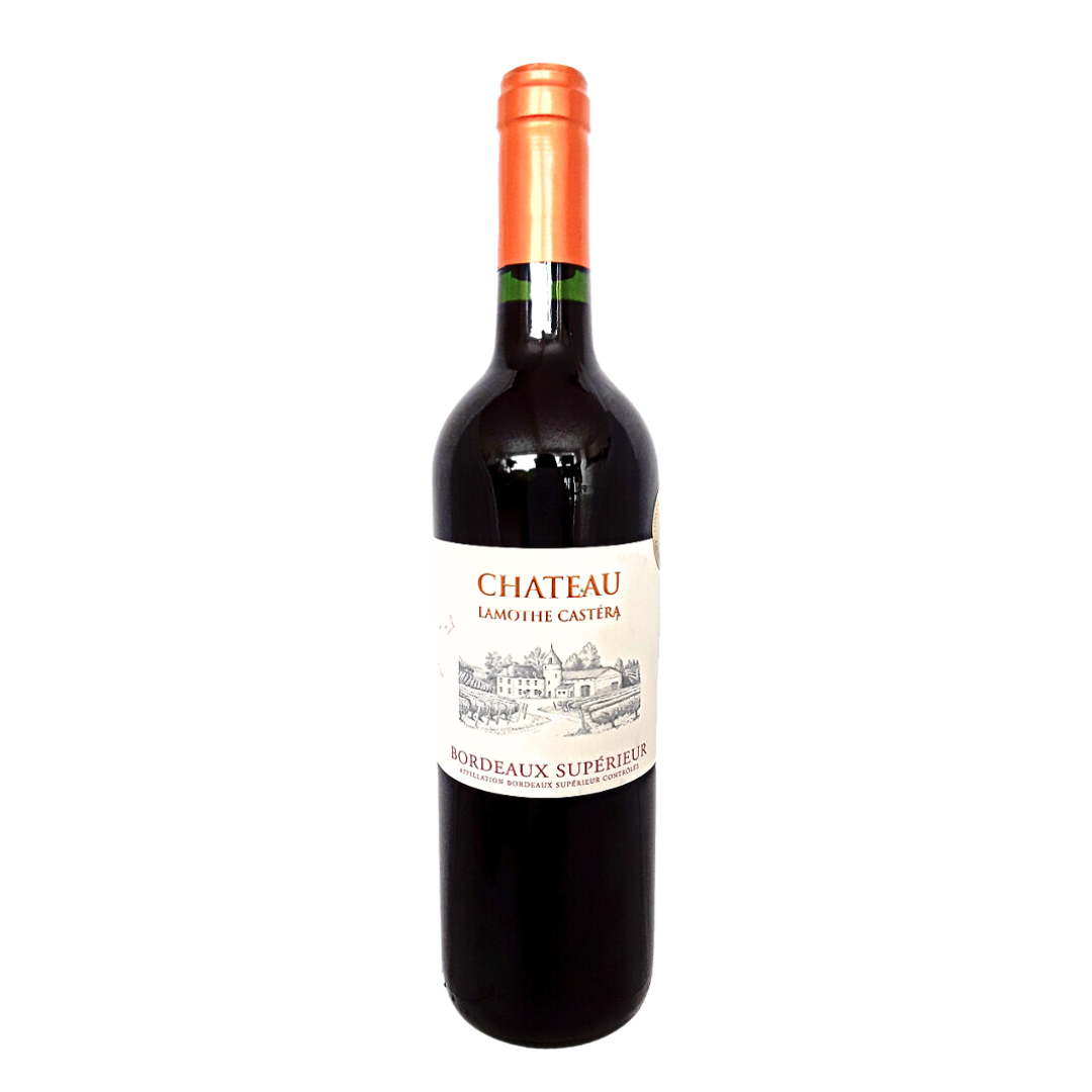 Vin rouge - Château Lamothe Castera BORDEAUX SUPERIEUR (médaille d'or) 2020 75cl
