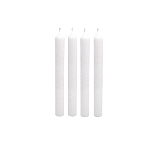 Bougies BLANCHE (par 4)