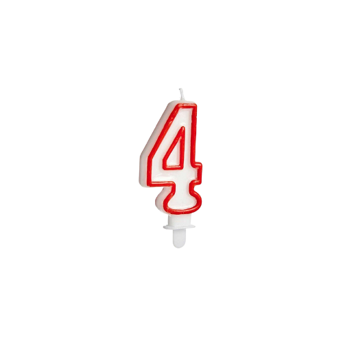 Bougies Numéro "4"