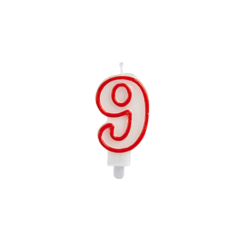 Bougies Numéro "9"