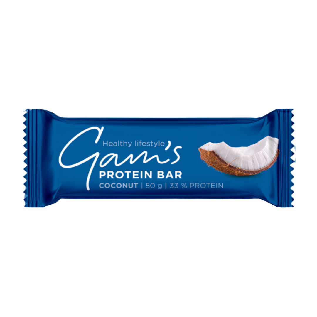Gam's Protein 33% Bar Coconut (Barre protéinée Core) 50gr