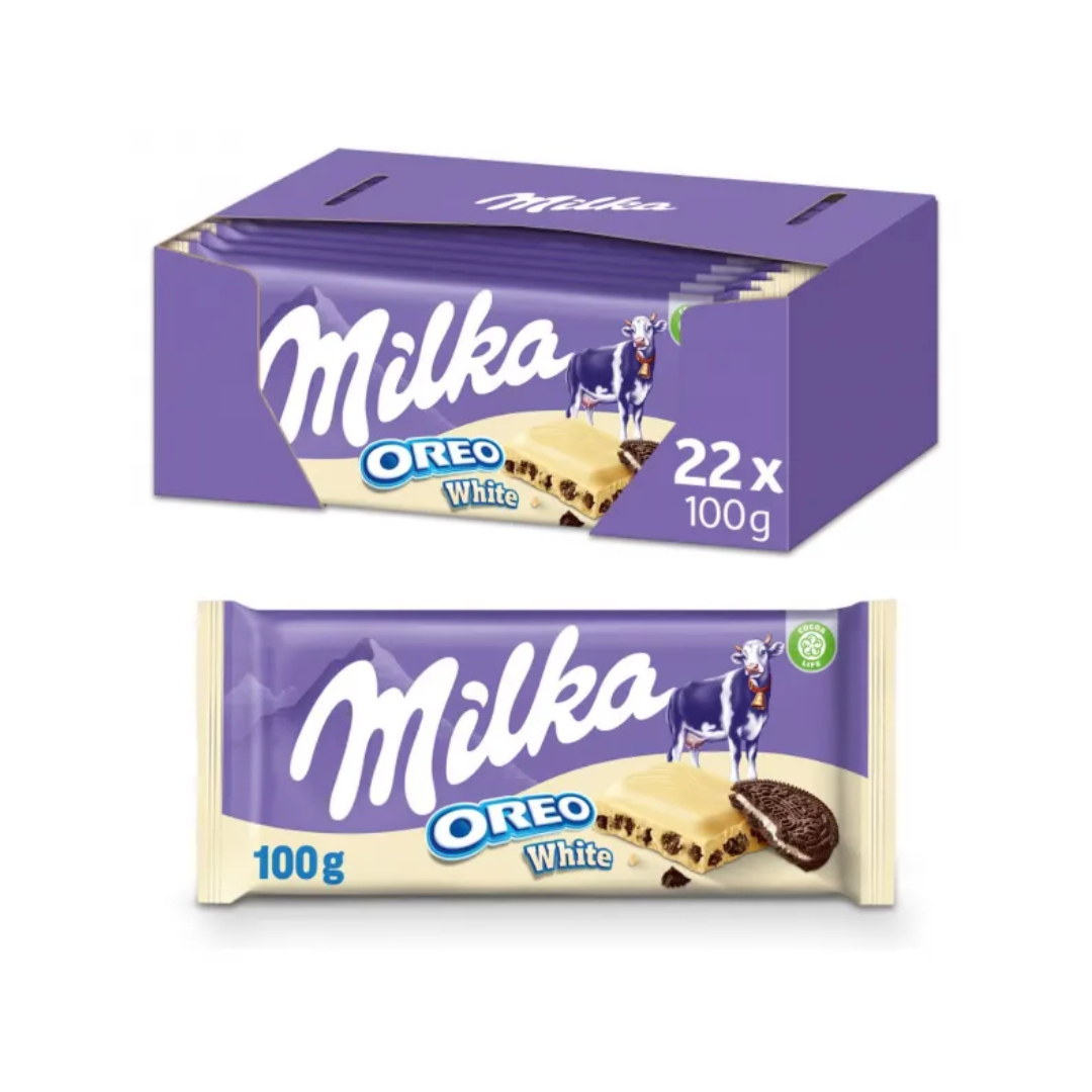 MILKA TABLETTE OREO WHITE 100GR