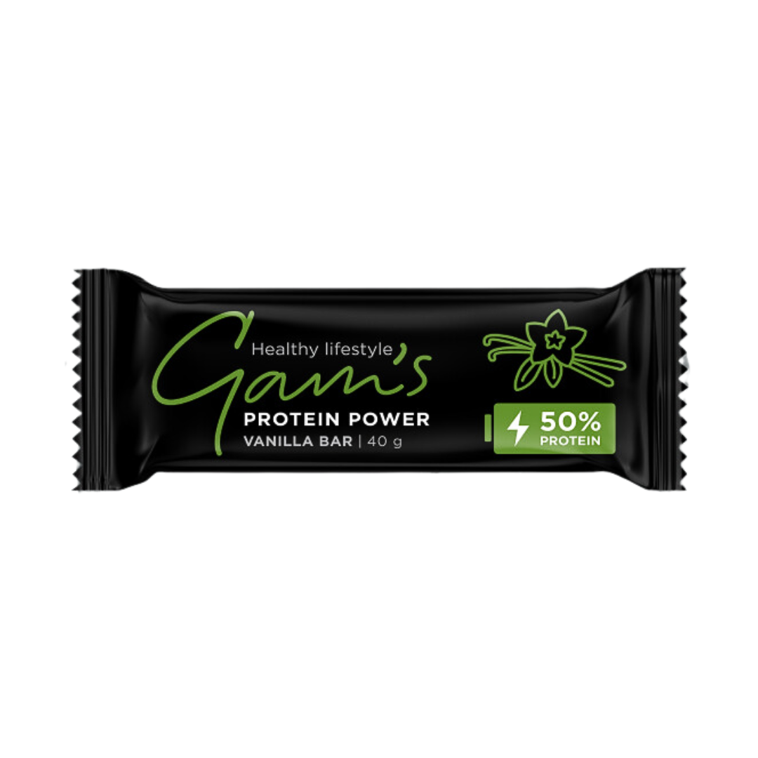 Gam's Protein 50% Power Bar Vanilla 40gr