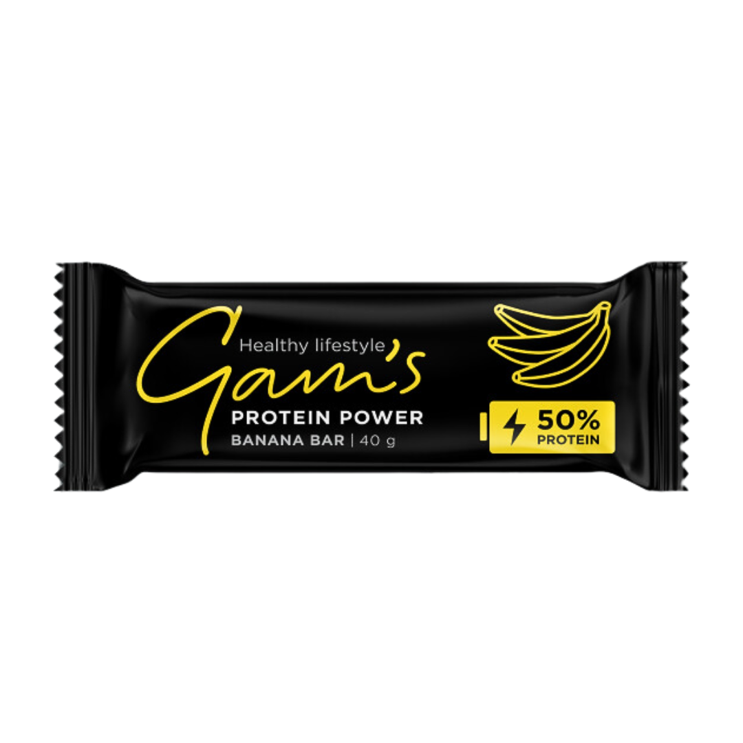 Gam's Protein 50% Power Bar Banana 40gr