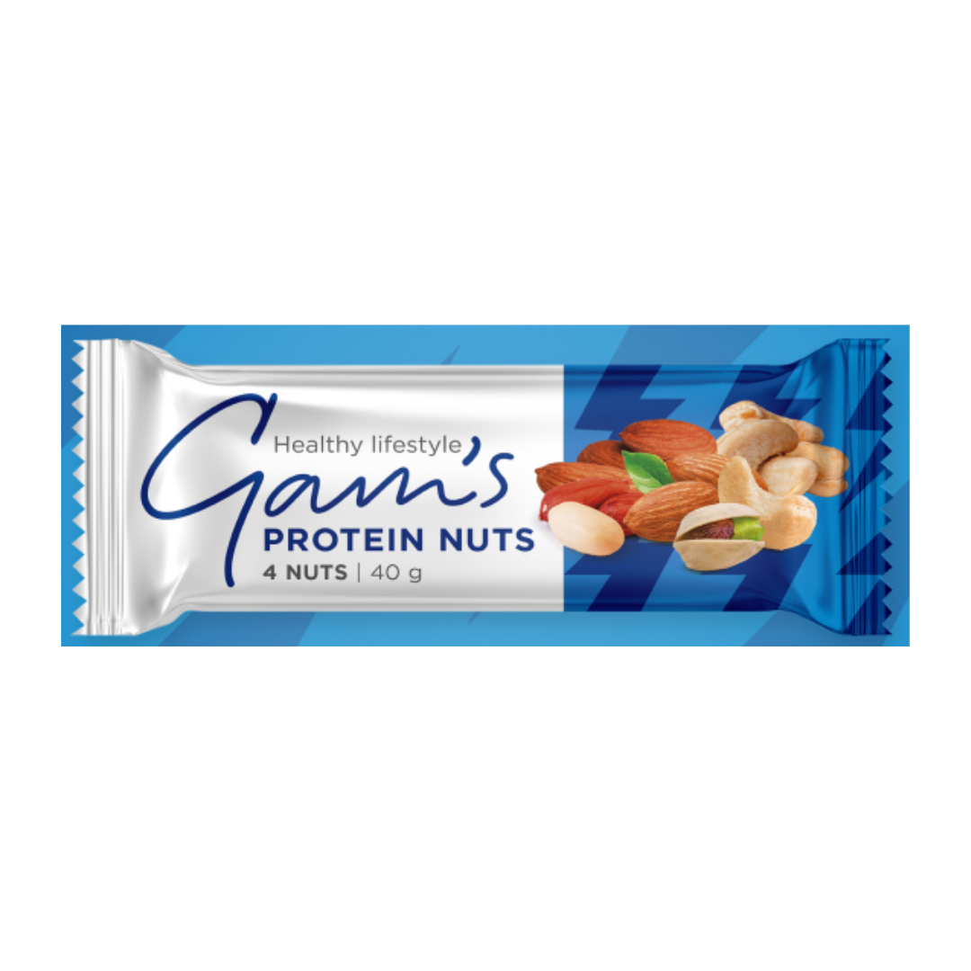 Gam's Protein Nuts Bar 4 Nuts 40gr