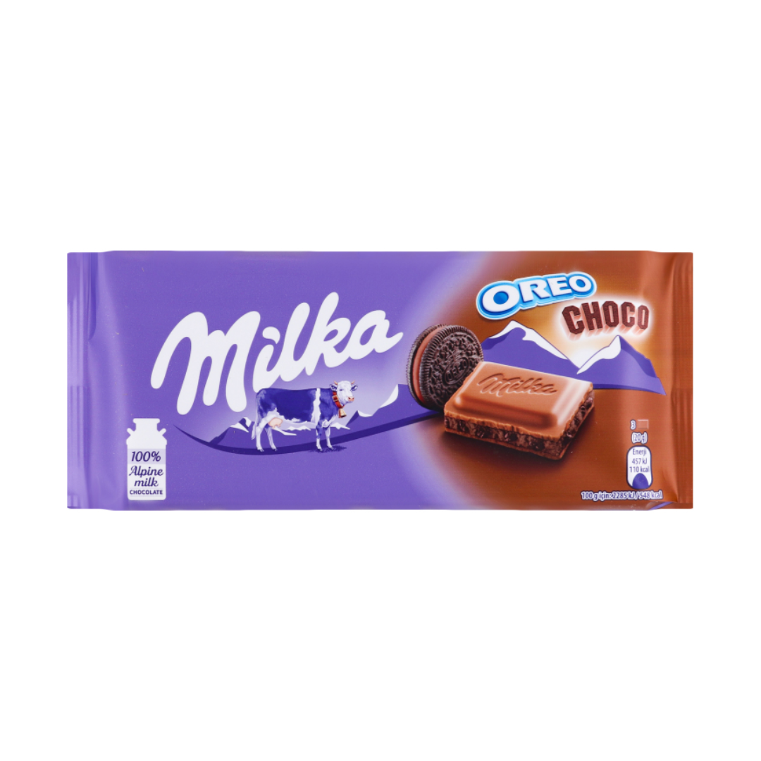 MILKA TABLETTE 100GR OREO CHOCO