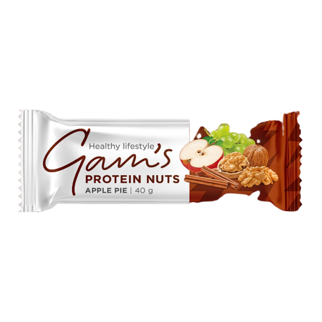 Gam's Protein Nuts Bar Apple Pie 40gr