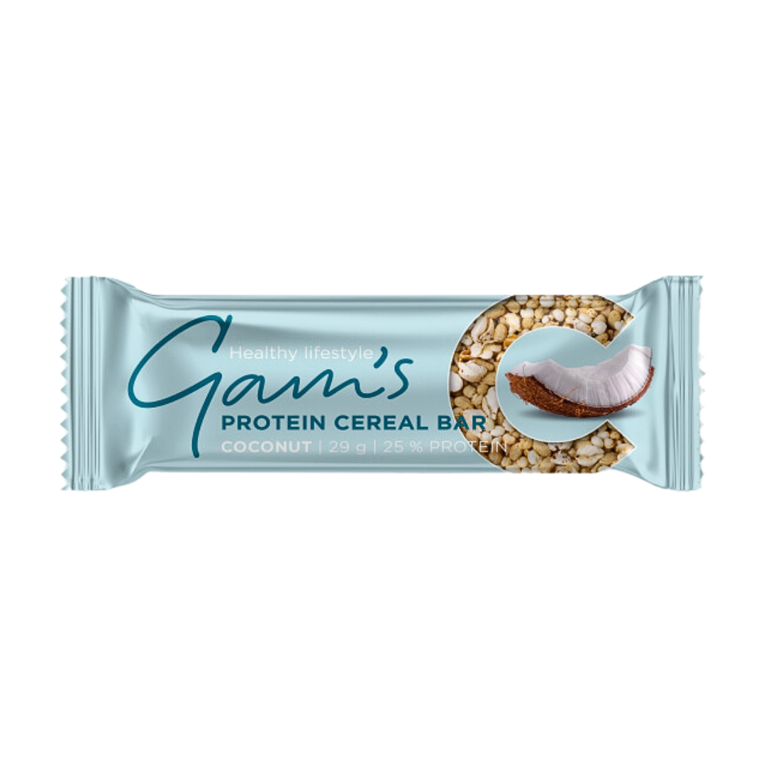 Gam's Protein 25% Cereal Bar Coconut 29gr