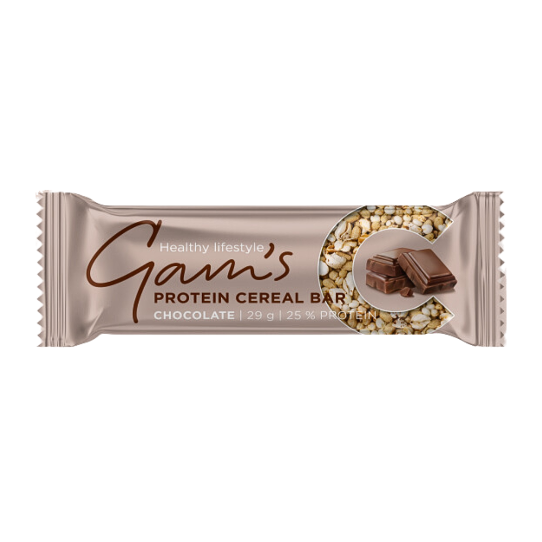 Gam's Protein 25% Cereal Bar Chocolate 29gr