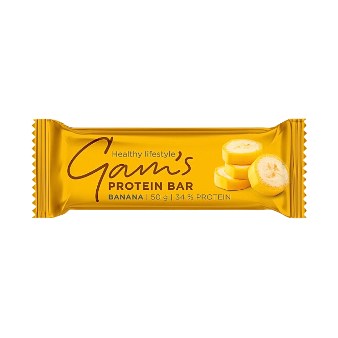Gam's Protein 34% Bar Banana (Barre protéinée Core) 50gr