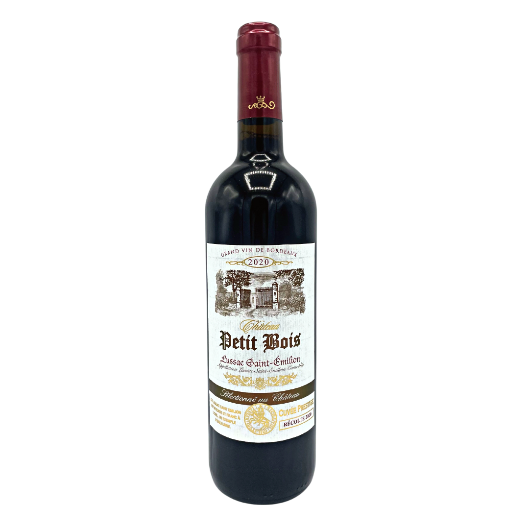 Vin rouge - Château Petit Bois "Cuvée Prestige" LUSSAC SAINT EMILION 2020 75cl