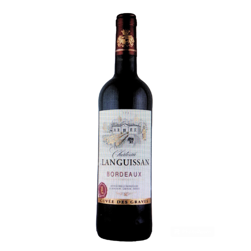 Vin rouge - Château de Languissan "Cuvée des Graves" HVE3 BORDEAUX 2022 75cl
