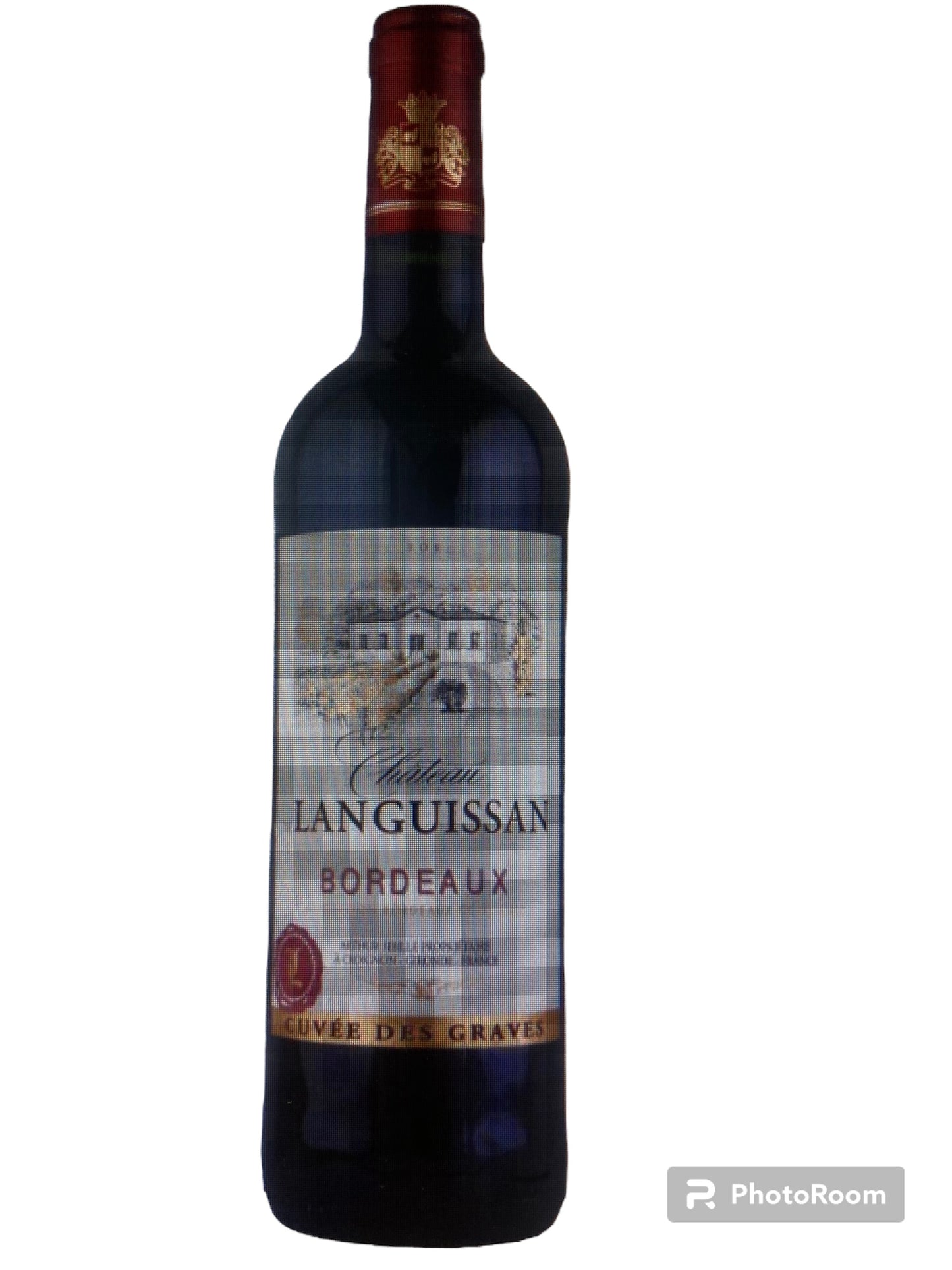Vin rouge - Château de Languissan "Cuvée des Graves" HVE3 BORDEAUX 2022 75cl