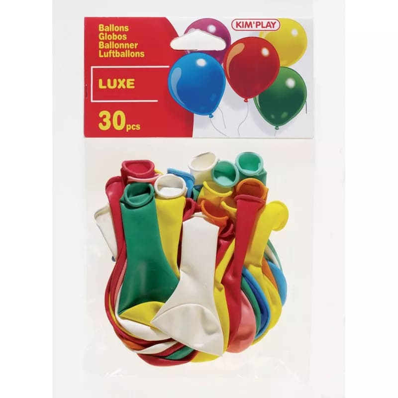Ballons de Baudruche Multicolores - Lot de 30