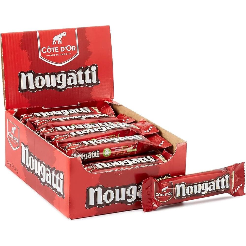Côte d'Or Nougatti barres - Boîte de 24 Barres