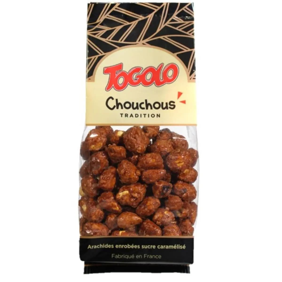 Chouchous Tradition Togolo - Arachides Caramélisées - Sachet de 150g