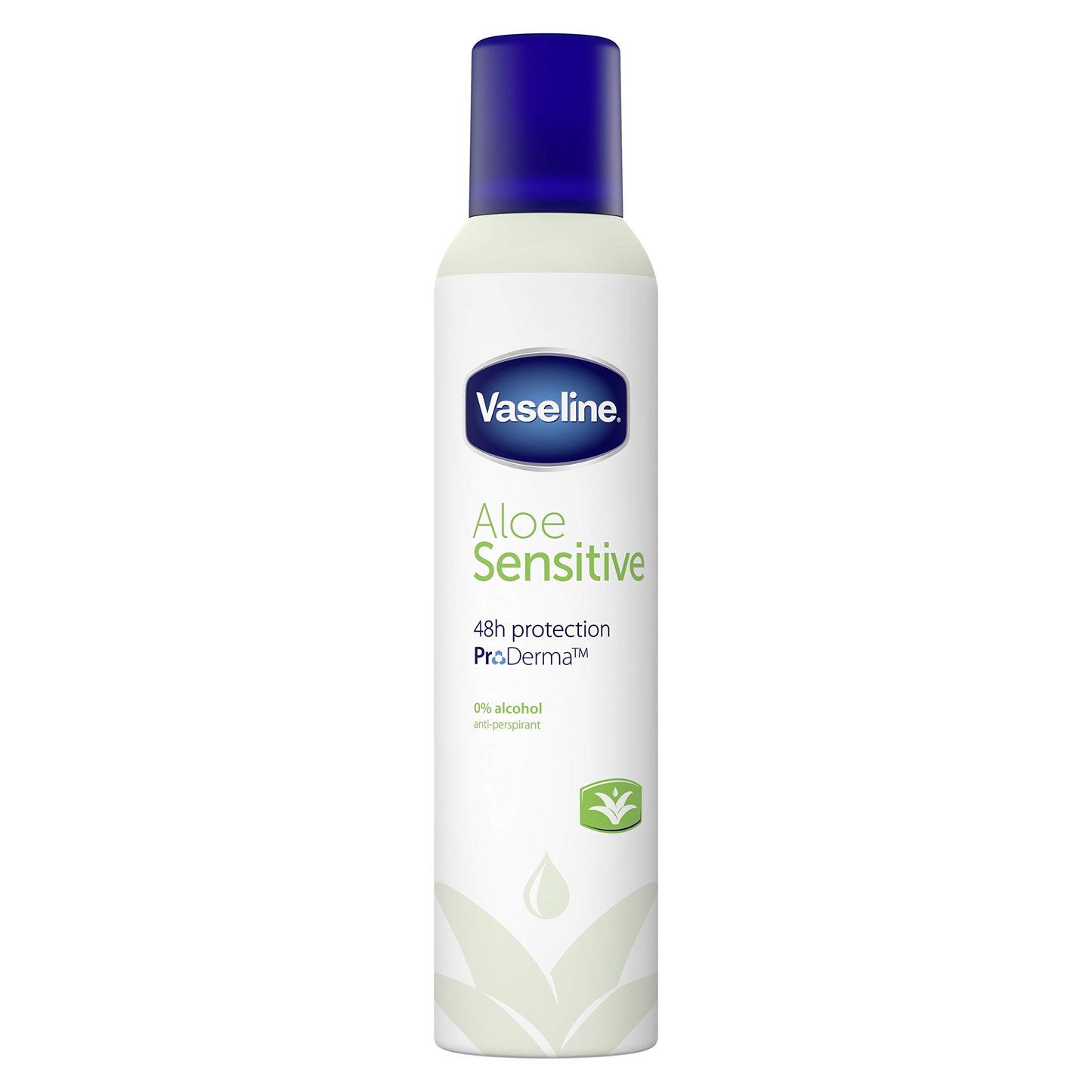 Déodorant Vaseline Aloe Sensitive 250ml - Protection 48h Sans Alcool