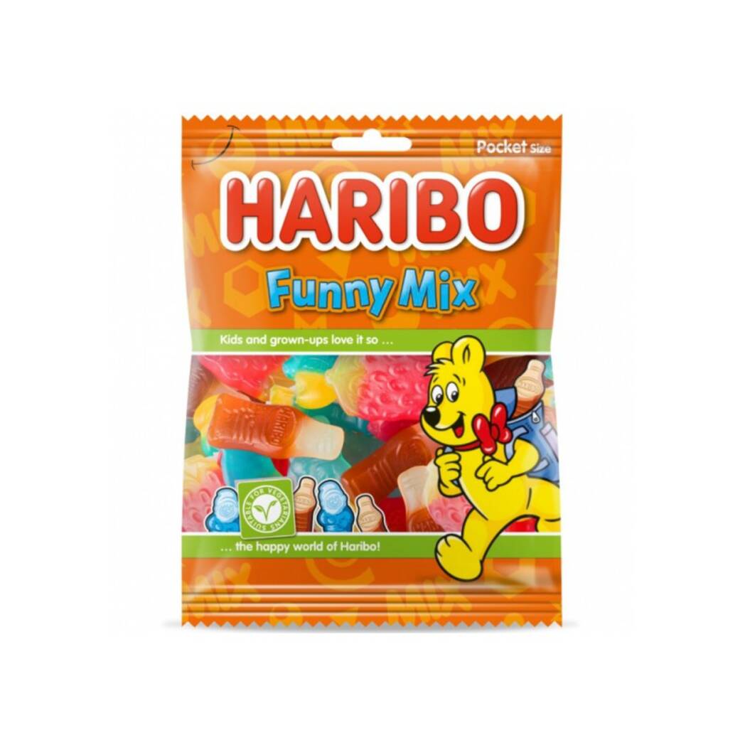 Haribo Funny Mix - Sachet de 75g