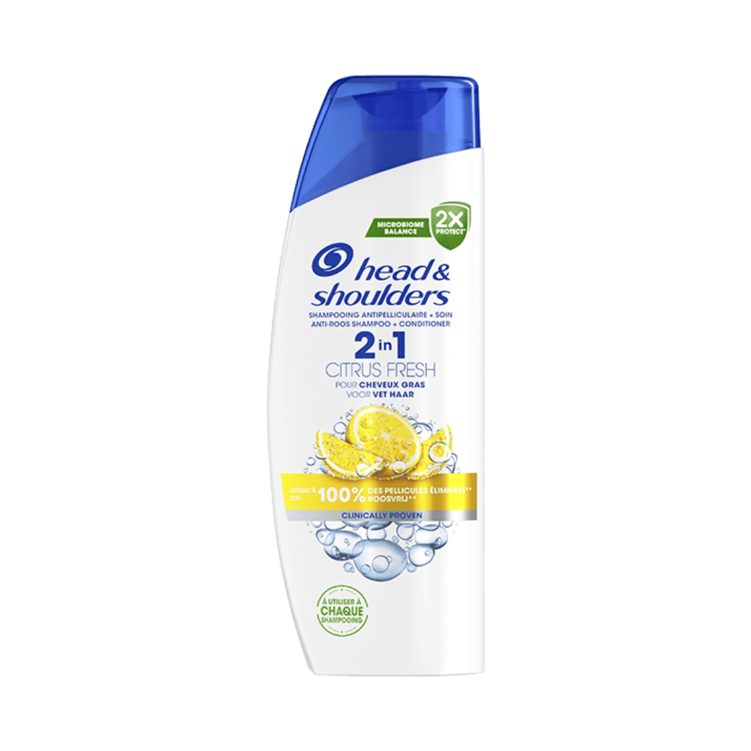 Shampooing Anti-Pelliculaire Head & Shoulders 2-en-1 Citrus Fresh - 300ml