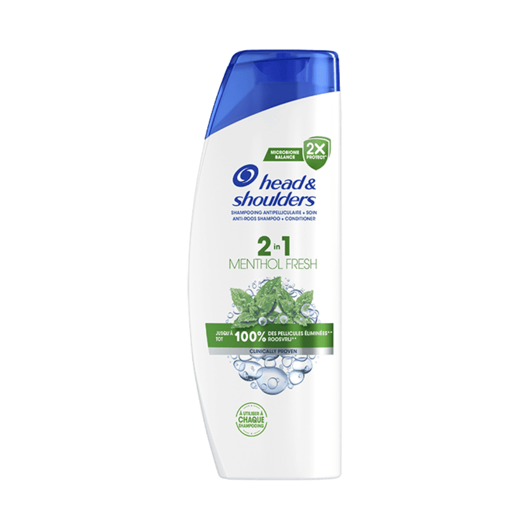 Shampooing Anti-Pelliculaire Head & Shoulders 2-en-1 Menthol Fresh - 300ml