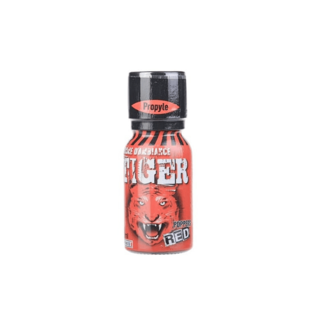 Poppers Tiger Red 15 ml | Display de 18 flacons