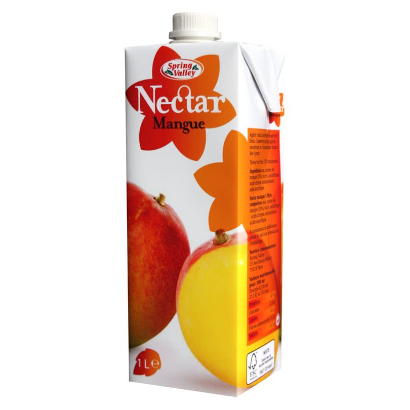 SPRING VALLEY - Nectar de Mangue - Jus de Fruits Exotique 1L