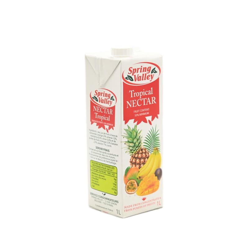 SPRING VALLEY - Nectar Tropical - Jus de Fruits Exotiques 1L