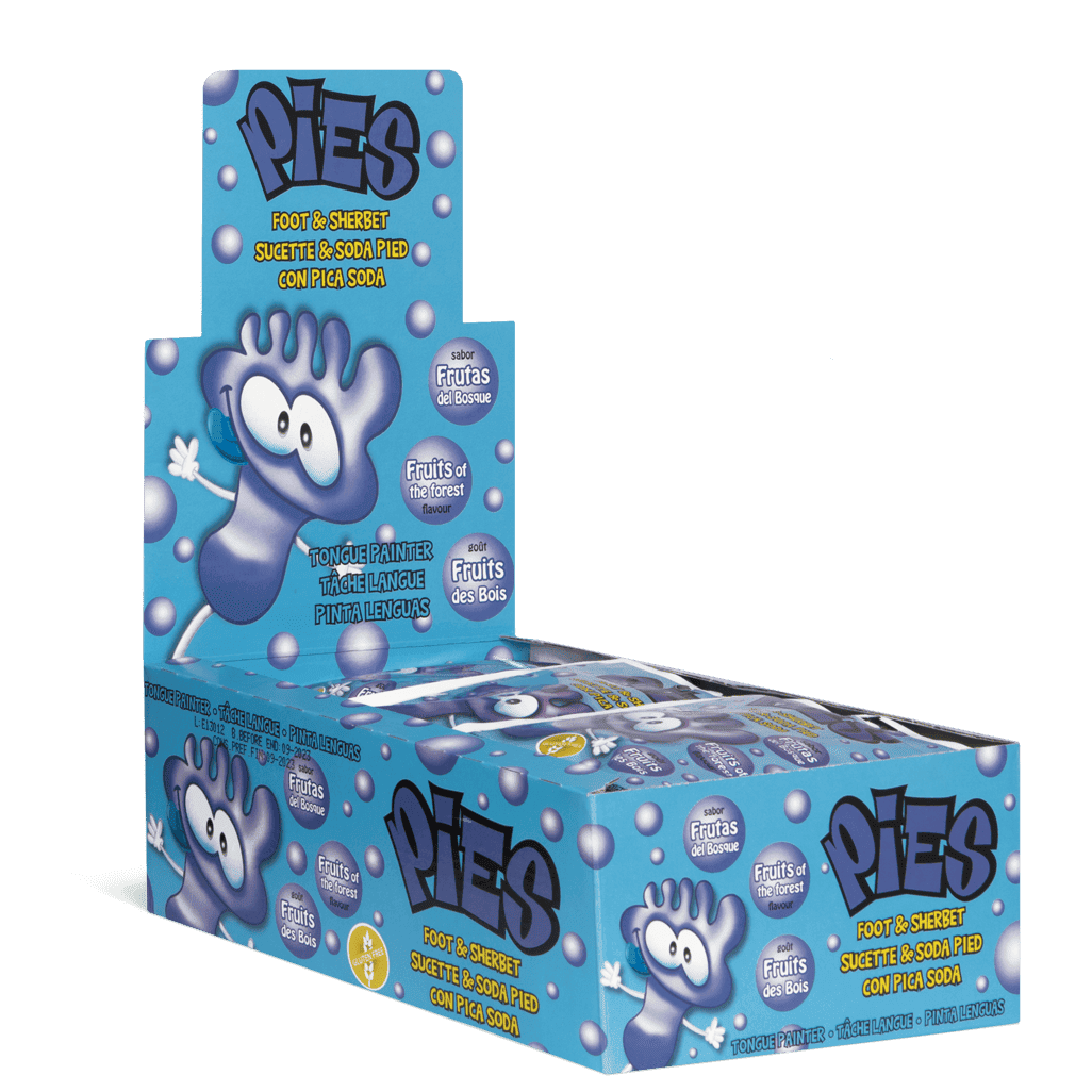 Sucette Pied Goût Fruits des Bois - 24 Pièces