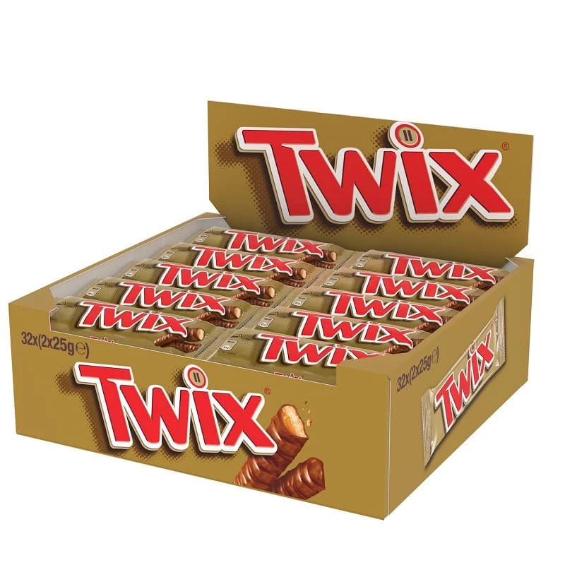 Twix 50g - Boîte de 30 Barres