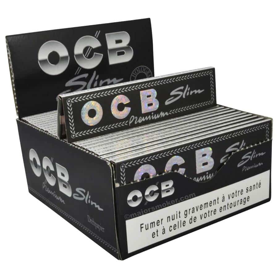 OCB Slim Premium - Boîte de 50 Carnets